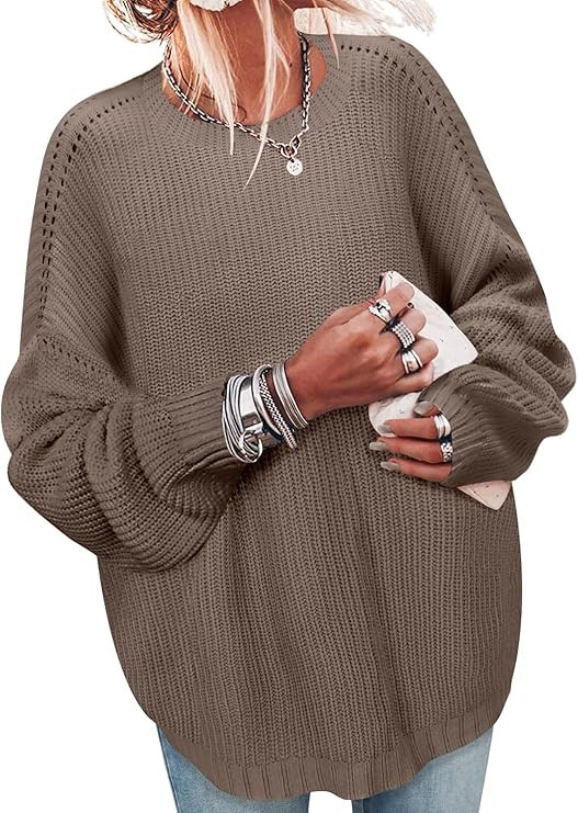 Lylinan Womens Sweaters Long Sleeve Sweatshirts for Women Fall Fashion Tops Trendy Outfits Laides... | Amazon (US)