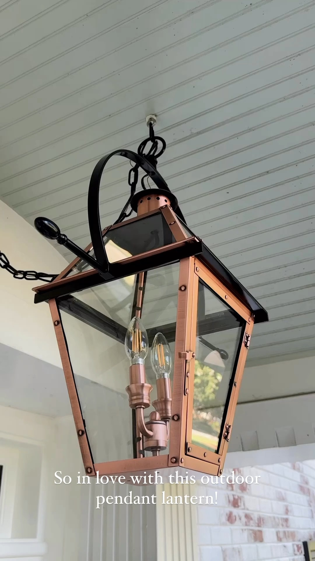 New outdoor pendant lantern 😍

#LTKVideo