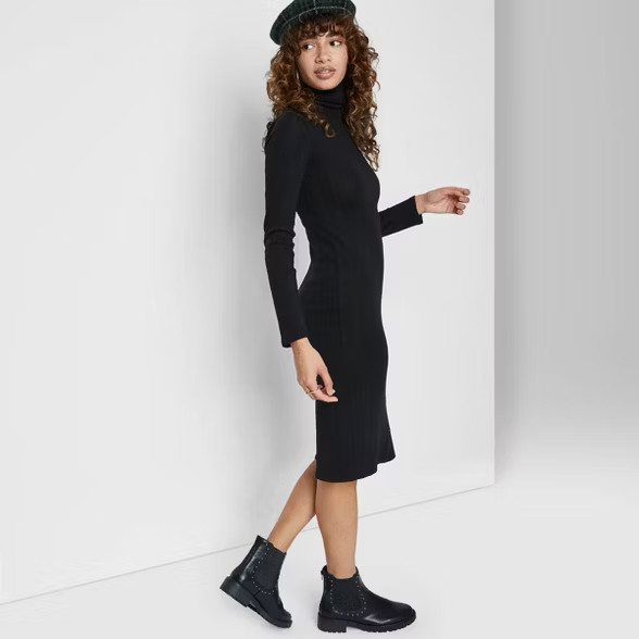 Women's Long Sleeve Knit Dress - Wild Fable™ | Target