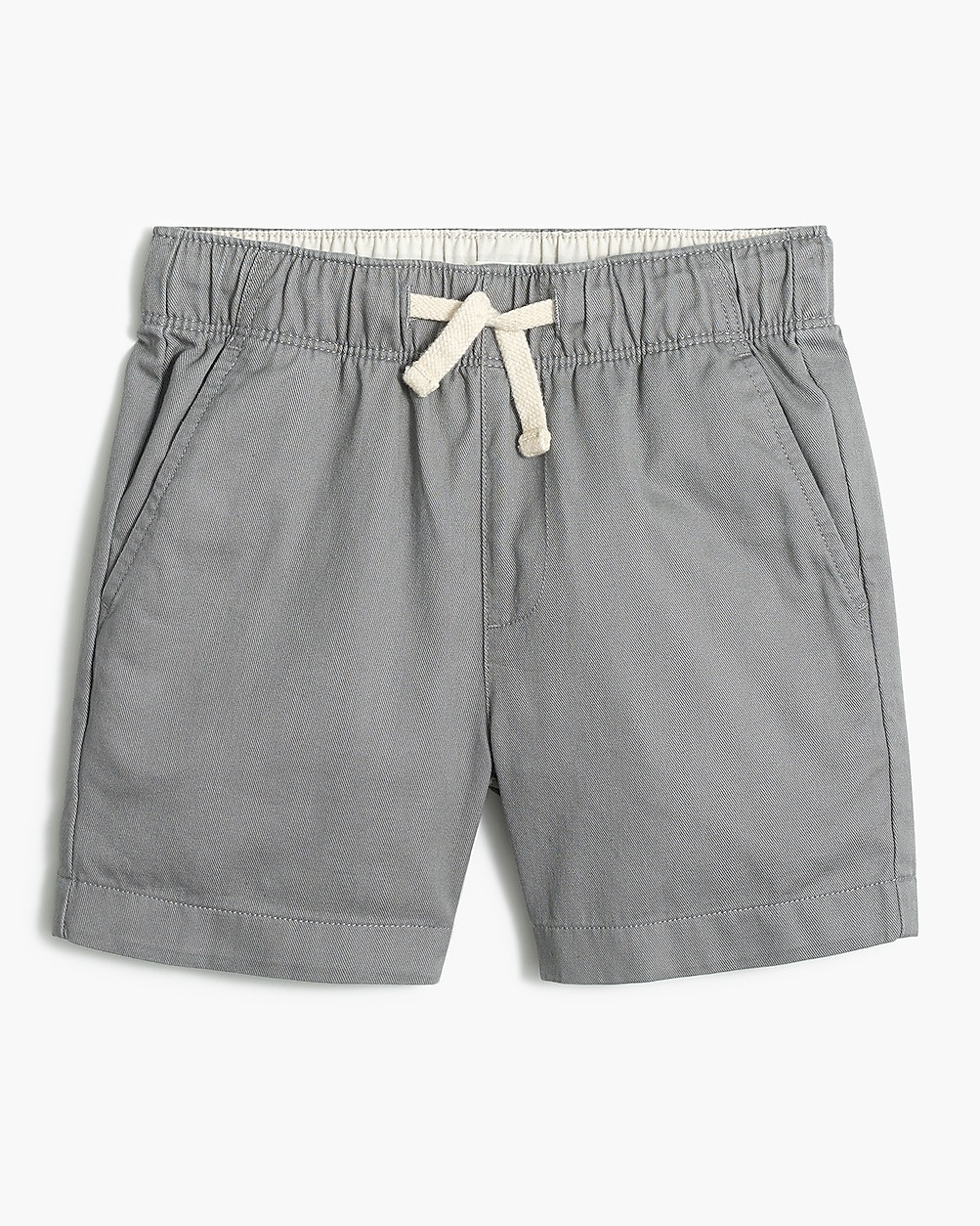Boys' drawstring twill dock short | J.Crew Factory