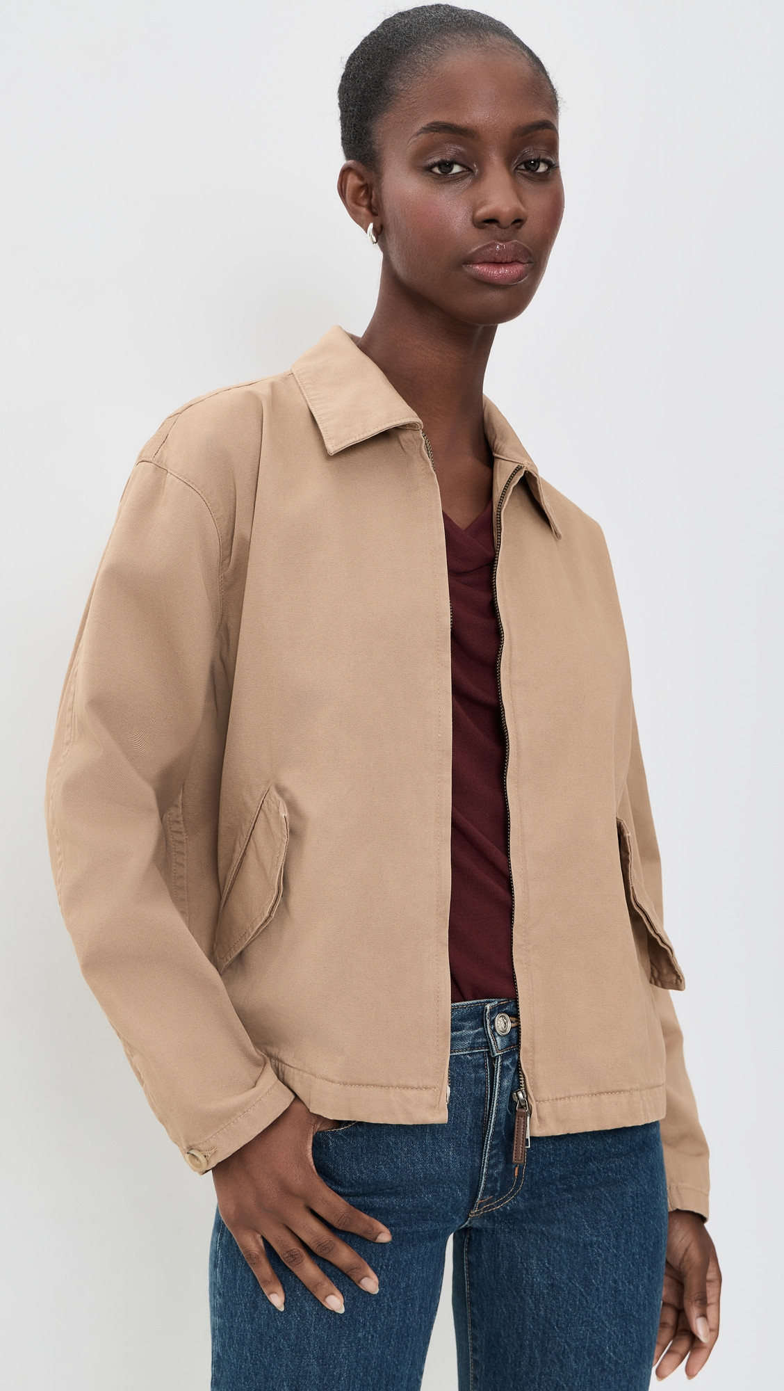 Vince Washed Cotton Jacket Carmello S | Shopbop