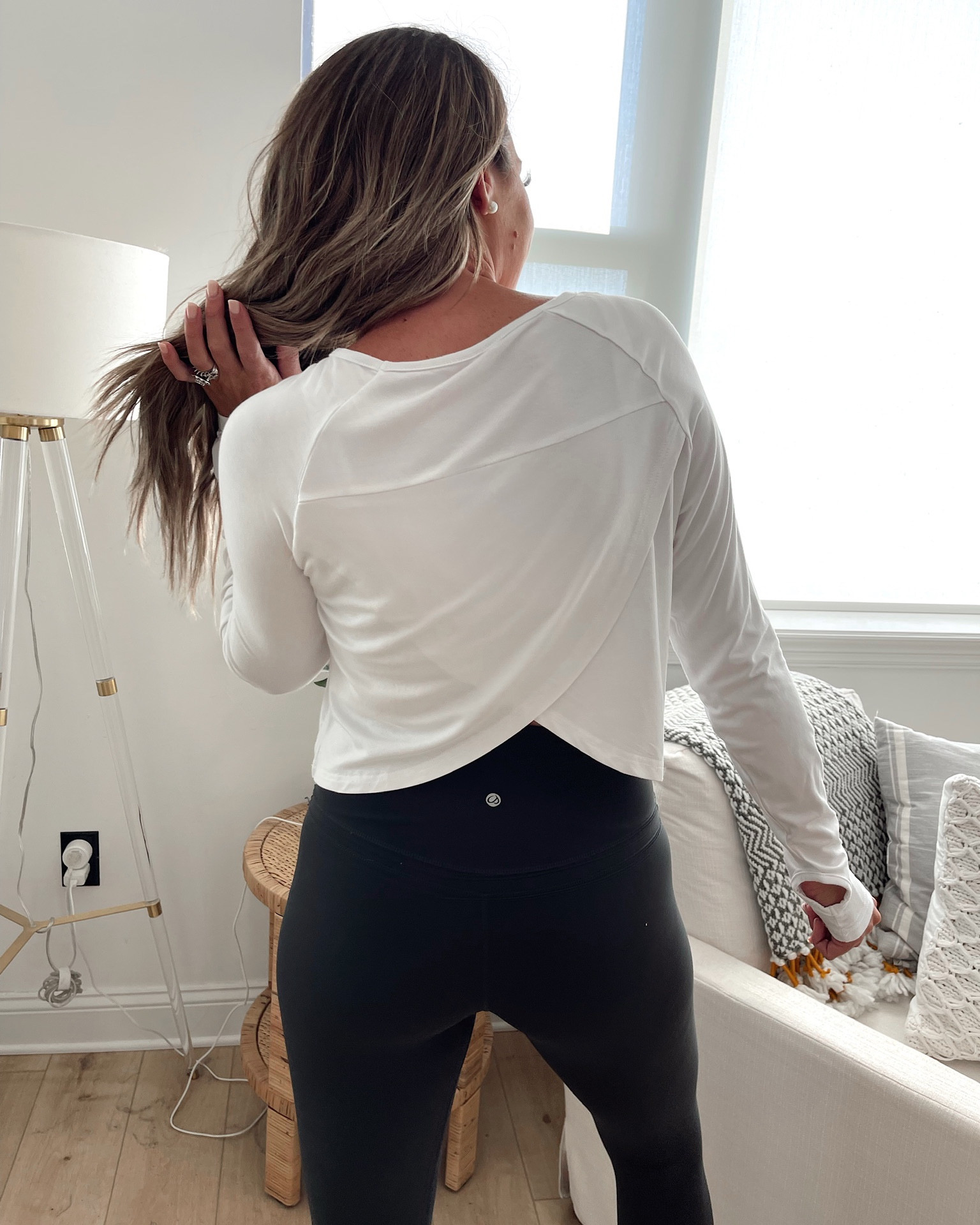 In a small top and leggings from Amazon- fits TTS.

#LTKunder50 #LTKSeasonal #LTKstyletip