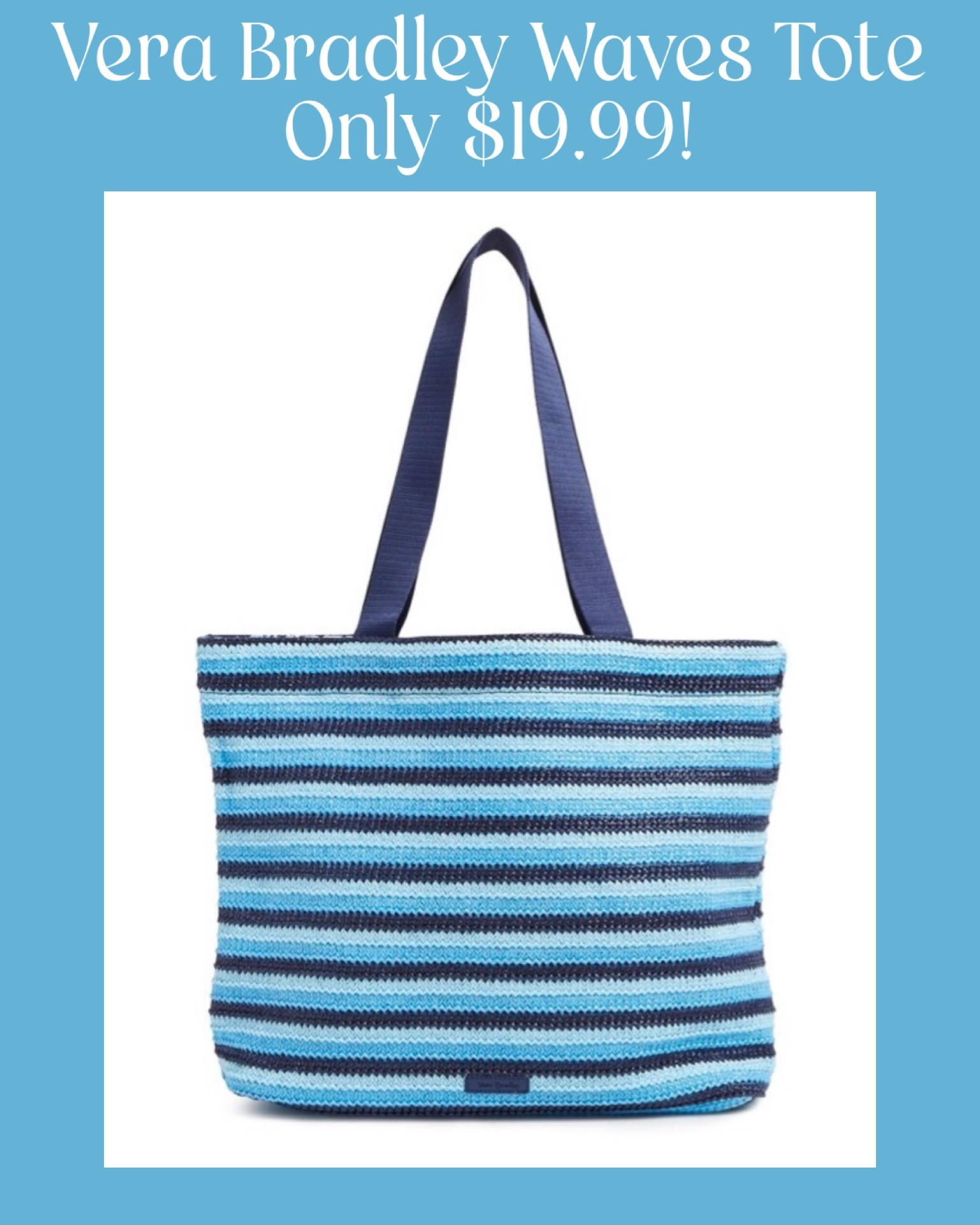 Target is offering the Vera Bradley Straw Wave Stripe Tote Bag for only $19.99 today - normally $125!!! 💙 The coloration of this bag is beautiful in person, and it’s super versatile to use a variety of ways. Has such a fun Summer vibe - could even pack it with some Summer items for a fun gift ☀️

#LTKSeasonal #LTKSaleAlert #LTKootd