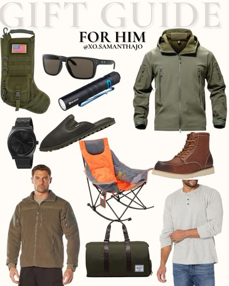 Men’s gift guide // men’s gifts // men’s gifts from Amazon // gifts for dad // gifts for boyfriend // gift ideas for men // tactical // flash light // men’s soft shell jacket // heated rocking chair // heated camping chair // camping // men’s boots // men’s slippers // men’s travel // men’s outfits // men’s glasses // men’s watch 

#LTKGiftGuide #LTKmens #LTKSeasonal
