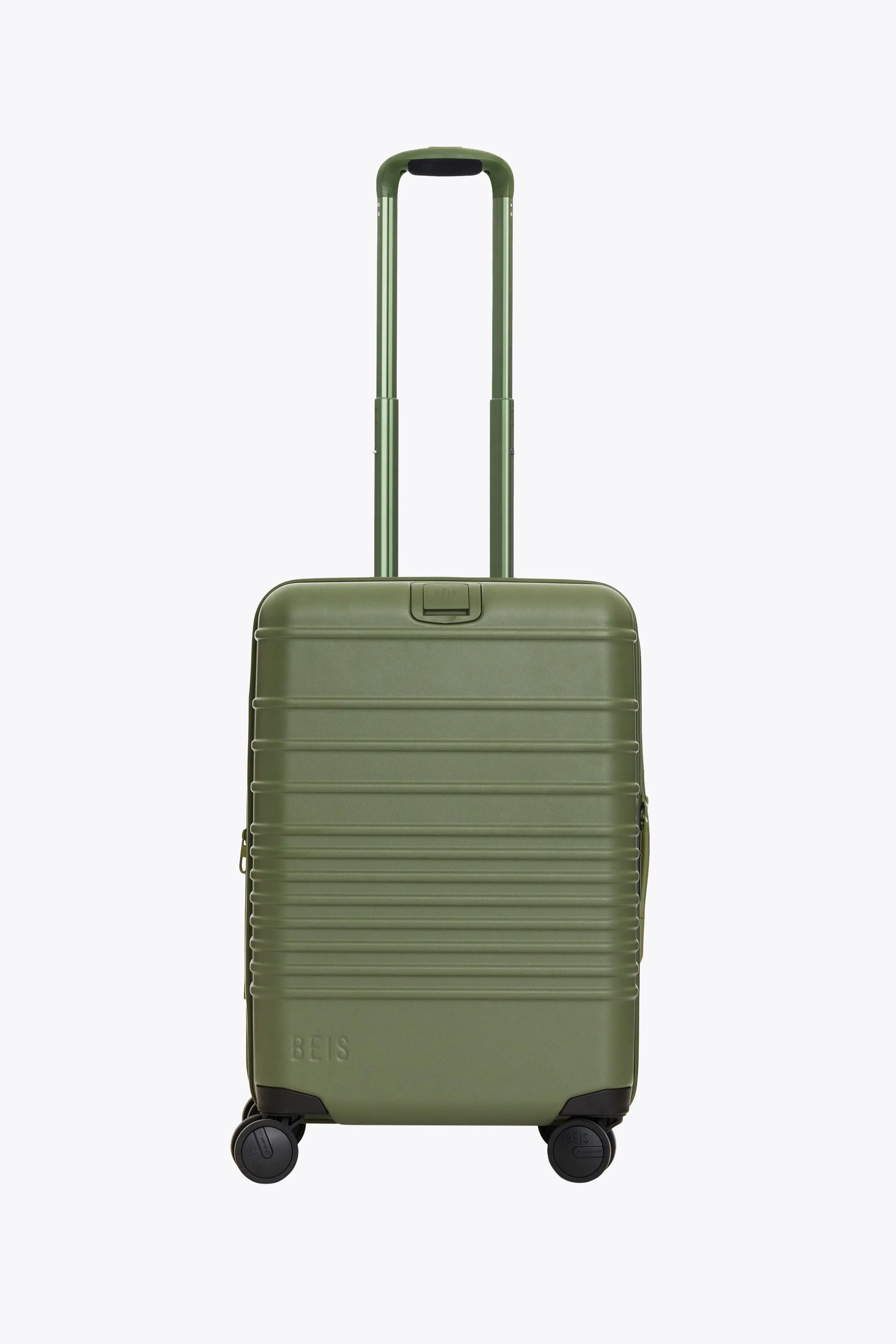 BÉIS 'The Carry-On Roller' in Olive - Olive Green Carry-On Luggage & Suitcases | BÉIS Travel
