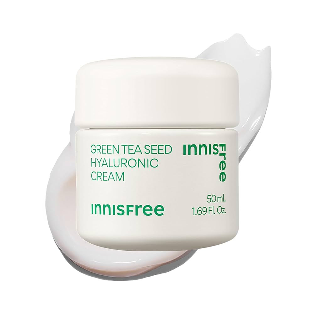 innisfree Green Tea Seed Hyaluronic Acid Cream with Barrier Boosting Complex & Ceramide, Hydratin... | Amazon (US)