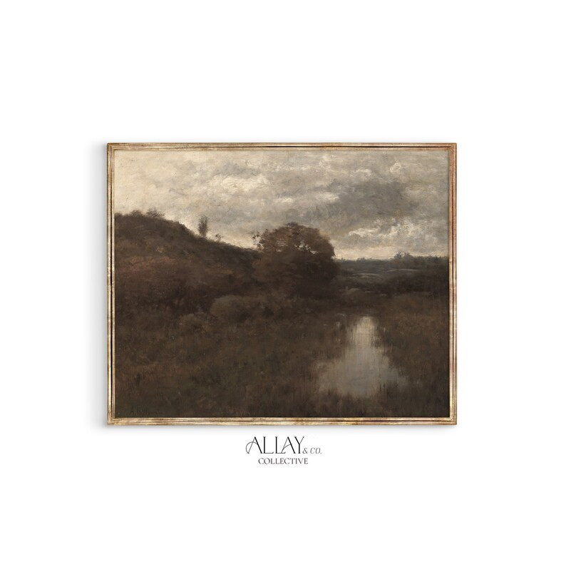 Moody Vintage Print  Digital Vintage Landscape  Moody - Etsy | Etsy (US)