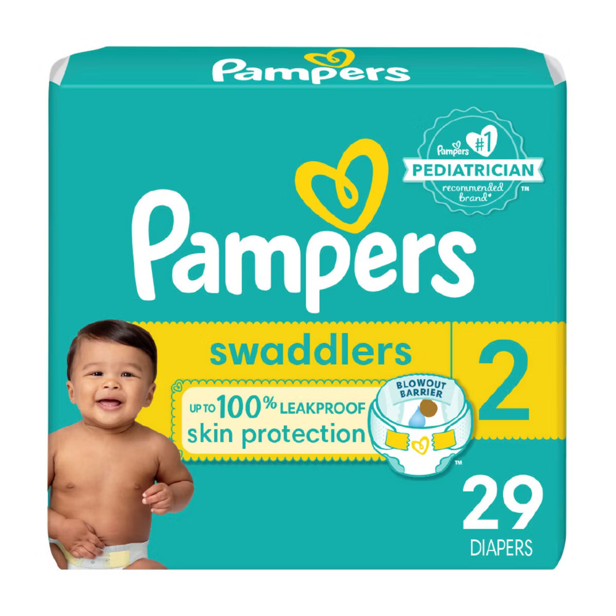 Pampers Swaddlers Active Baby Diapers - (Select Size and Count) | Target
