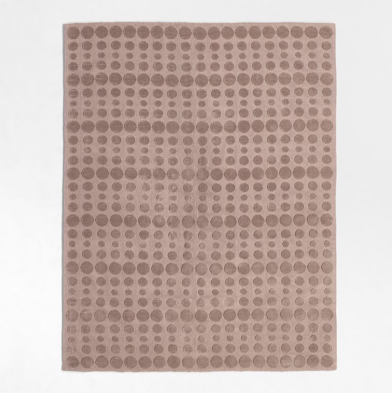 Geo Dotty Rosy Lilac Kids Performance Rug 5'x8' | Crate & Kids | Crate & Barrel