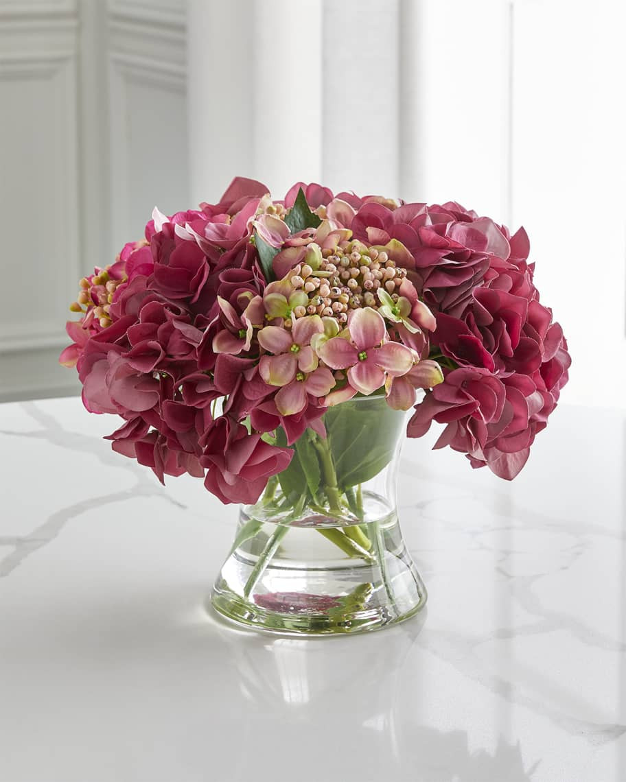 John-Richard Collection Bursting Hydrangea Floral Arrangement | Horchow