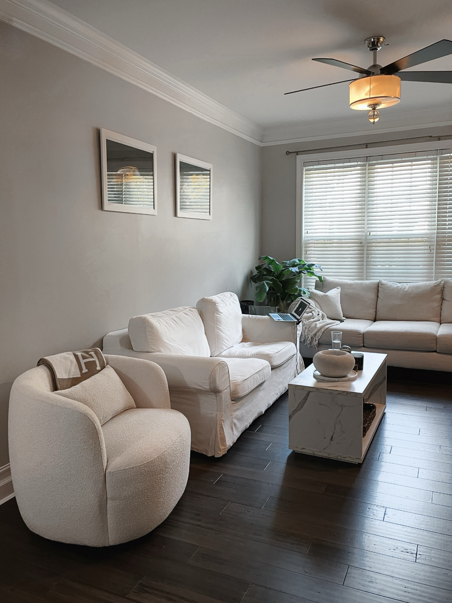 Living Room Space! Follow @hollyjoannew for style and home! So glad you’re here! Xx 
#neutral #home #luxury #interior #decor #minimalism

#LTKunder100 #LTKhome #LTKstyletip