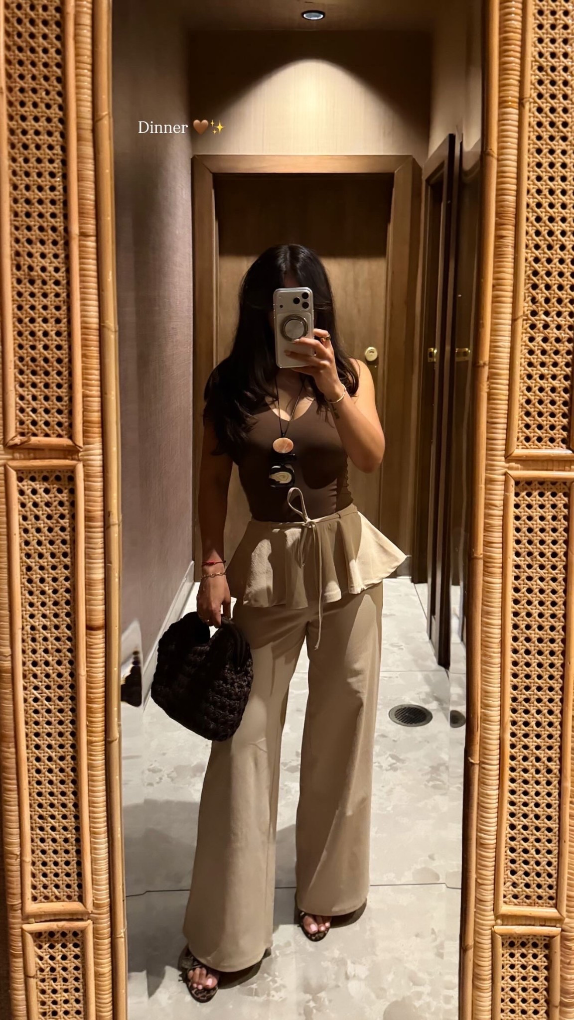 Dinner outfit of the night!

Styling the Zara beige wide leg pants with a v-neck brown tank from WHBM! It’s the perfect Summer outfit idea!

Summer style, vacation outfits, date night outfit, Summer outfits, ivory trousers, earthy tones outfit

#LTKootd #LTKgrwm #LTKSeasonal