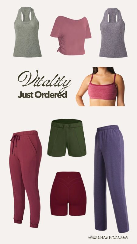 Vitality has now become one of my favorites. I can't wait for these pieces to be delivered soon! 

#LTKstyletip #LTKfitness #LTKActive
