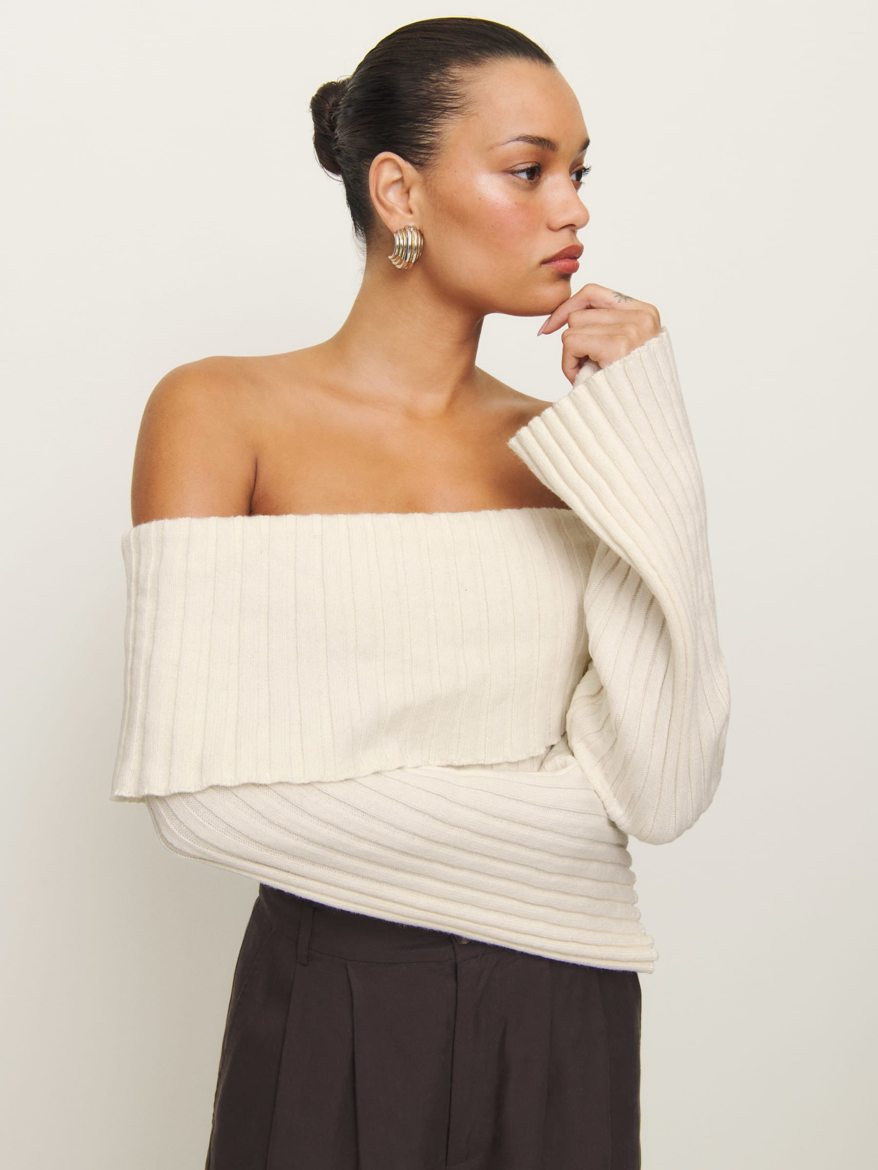 Lana Cashmere Blend Sweater | Reformation (Global)
