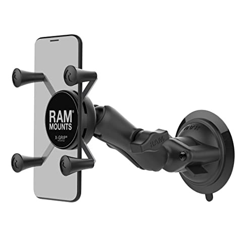 RAM Mounts X-Grip Phone Mount with Twist-Lock Suction Cup Base RAP-B-166-UN7U with Medium Arm for... | Amazon (US)