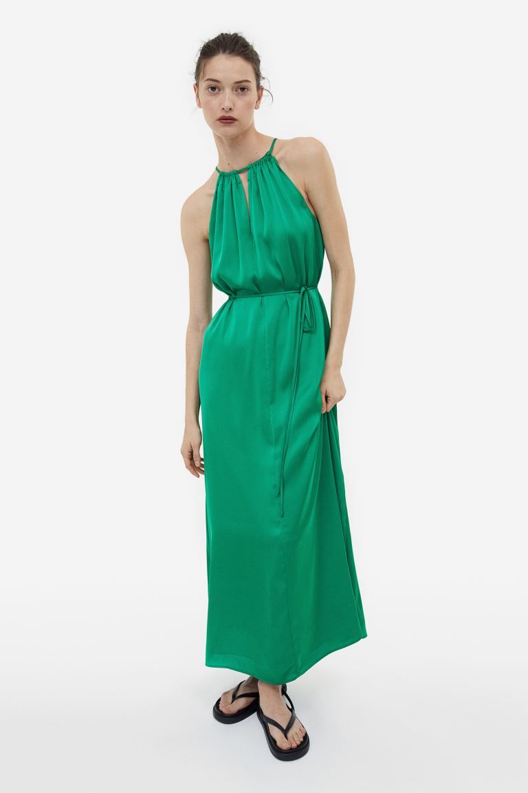 Long Satin Dress | H&M (US + CA)