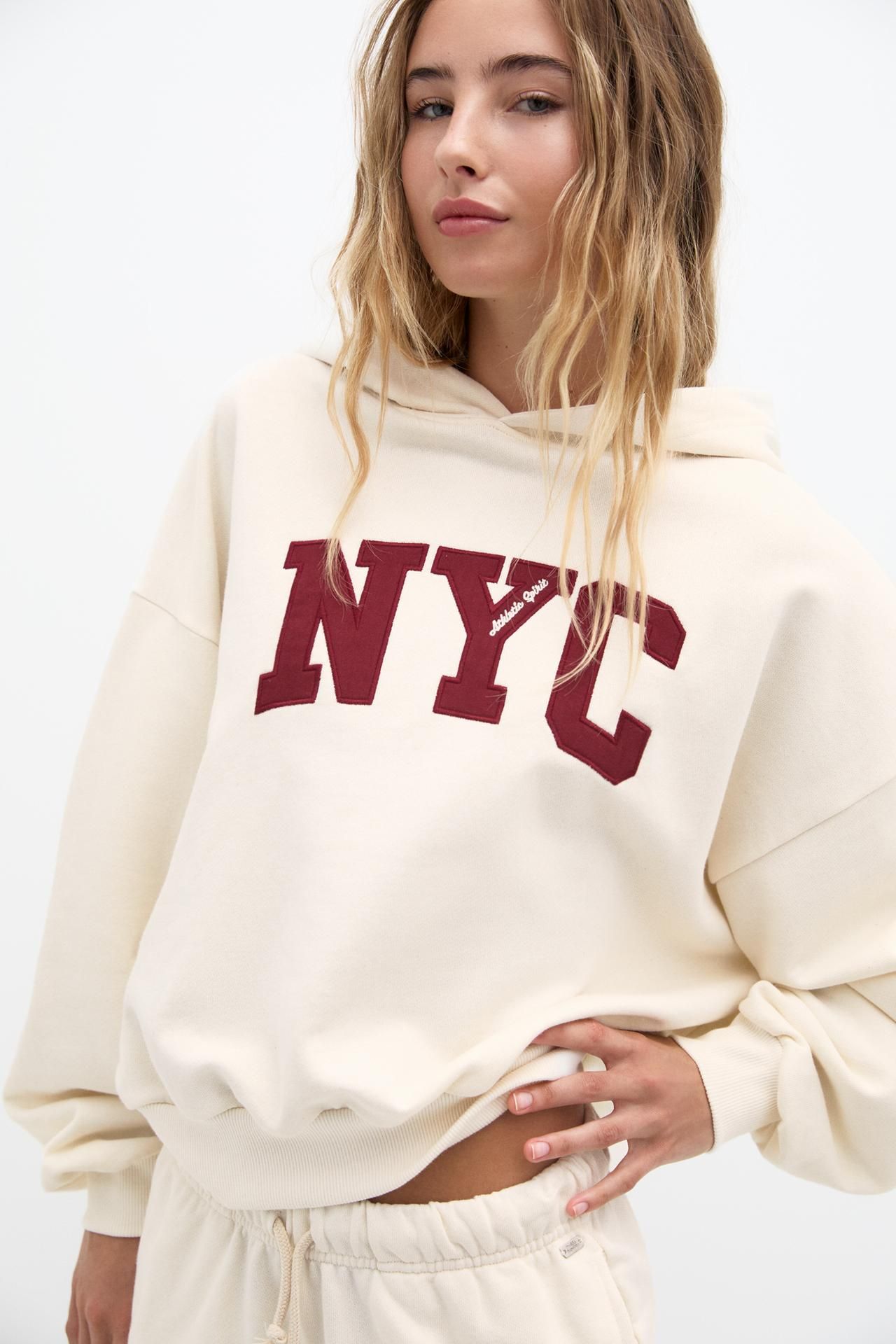 NYC hoodie | PULL and BEAR UK