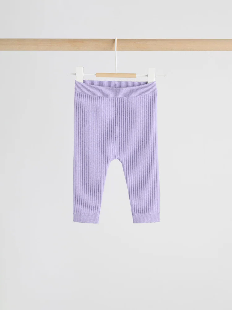 Purple Baby Knitted Jumper and Leggings Set 2 Piece (0mths-3yrs) | Next US