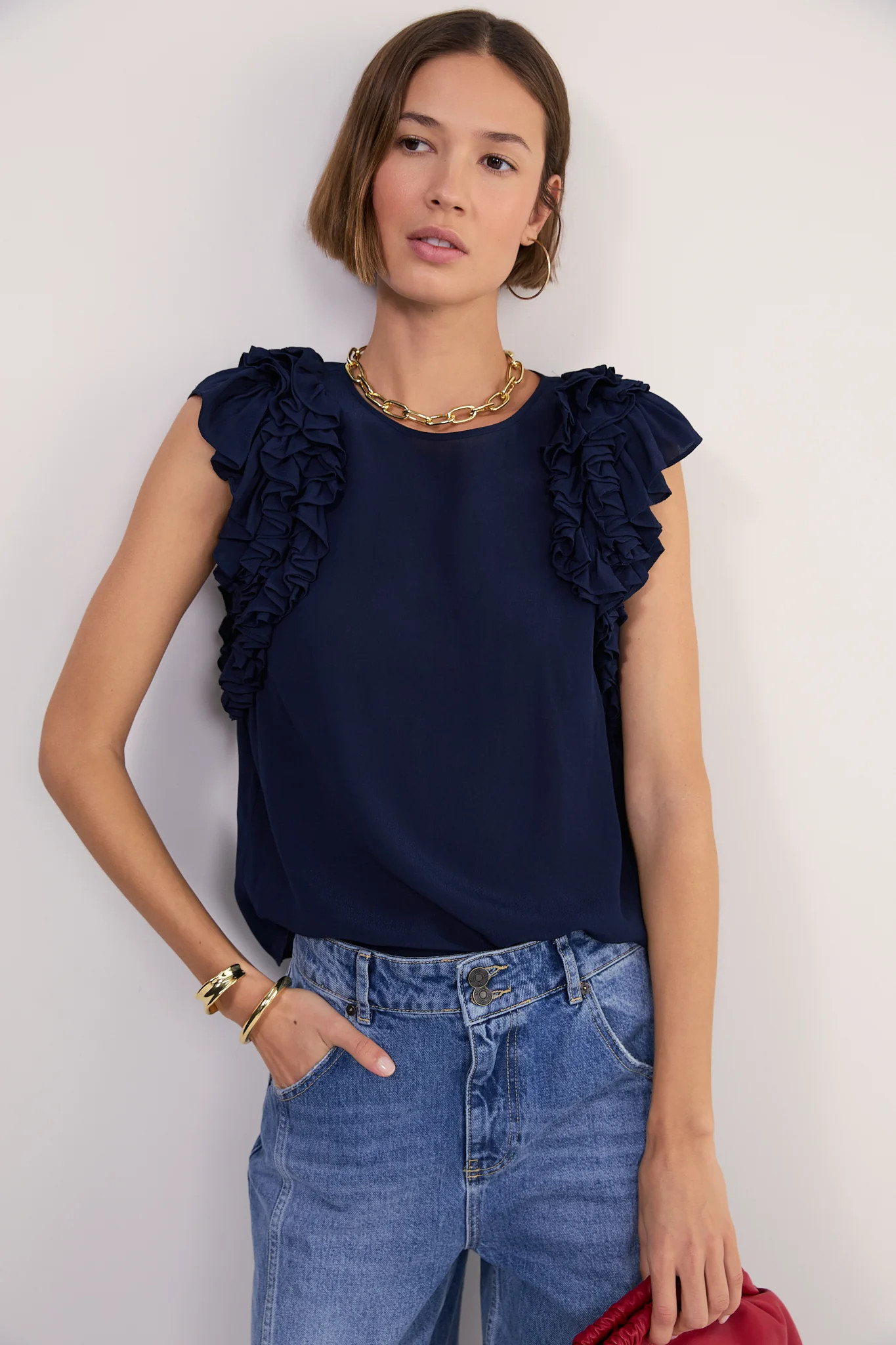 Cath x WYSE Antibes Top - Midnight | WYSE London