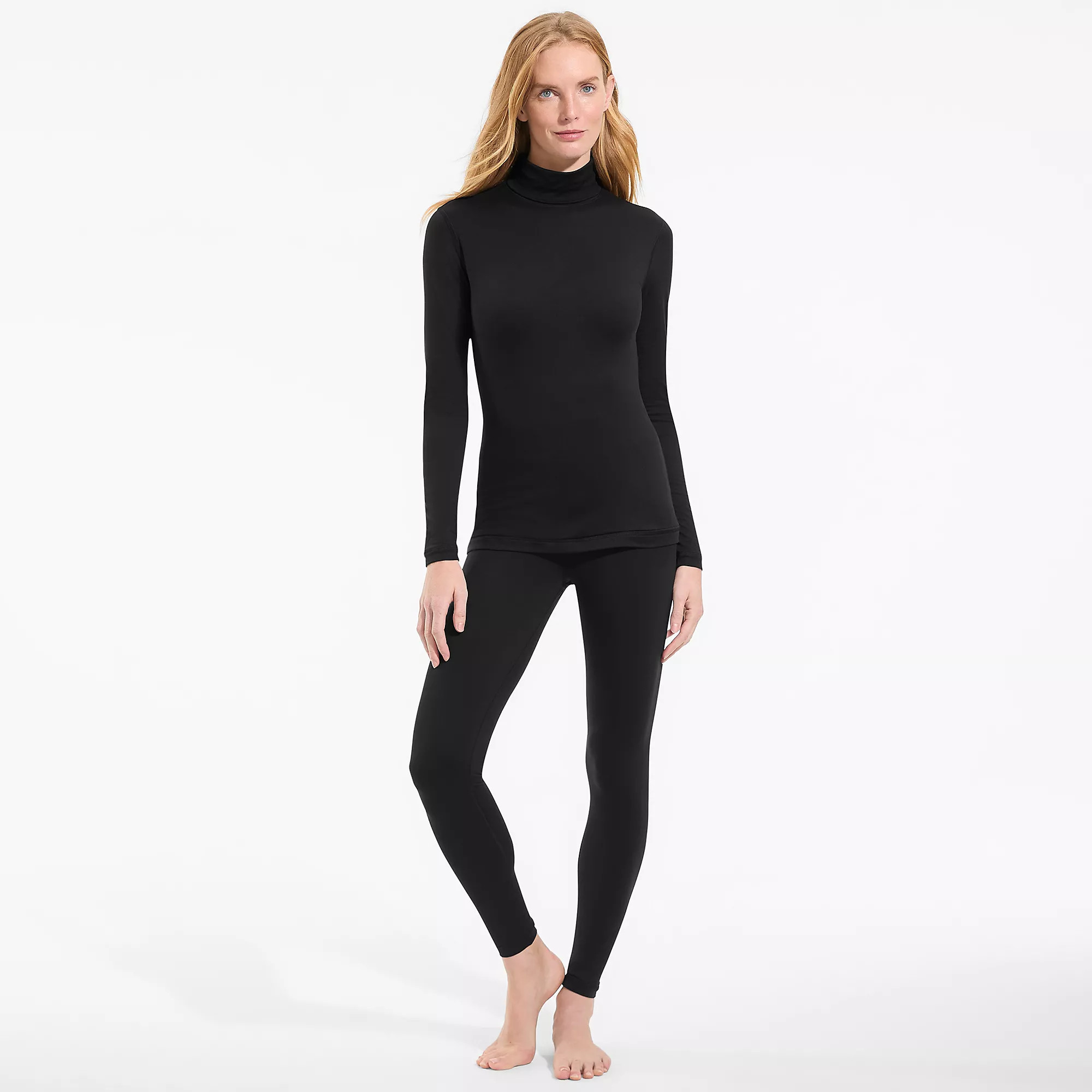 Women's Baselayer Cozy Thermaskin Turtleneck Top | Lands' End (US)