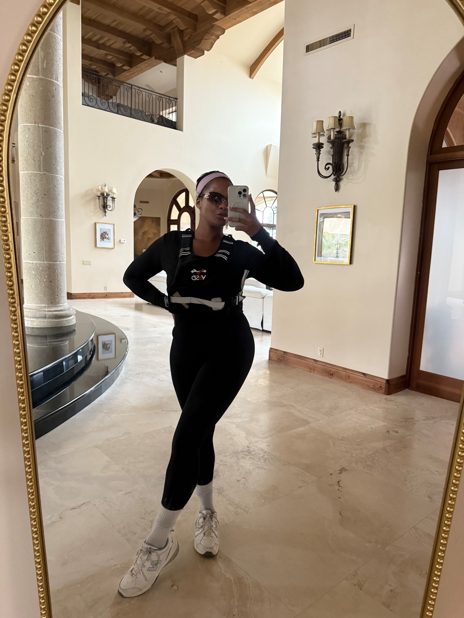 a brisk walk on a brisk fall day 🤝🏾 me

recently added a weighted vest to my morning walks for that extra push & I’ll never look back!! 

#LTKMidsize #LTKTall #LTKActive