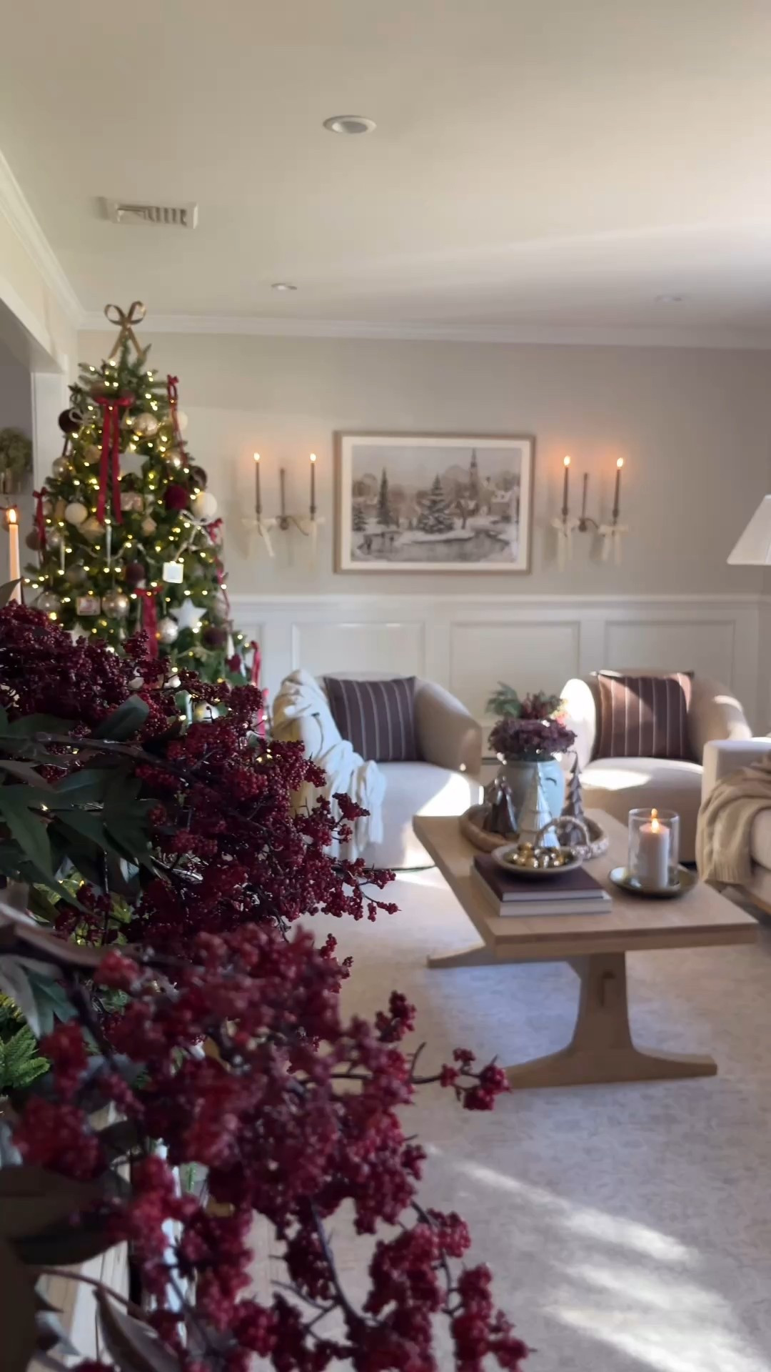 Christmas Living Room Views 🎄

|Candles| |Christmas Tree| |Ornaments| |Cozy Christmas| |Winter| |Coffee Table| 

#LTKHoliday #LTKHome #LTKSeasonal