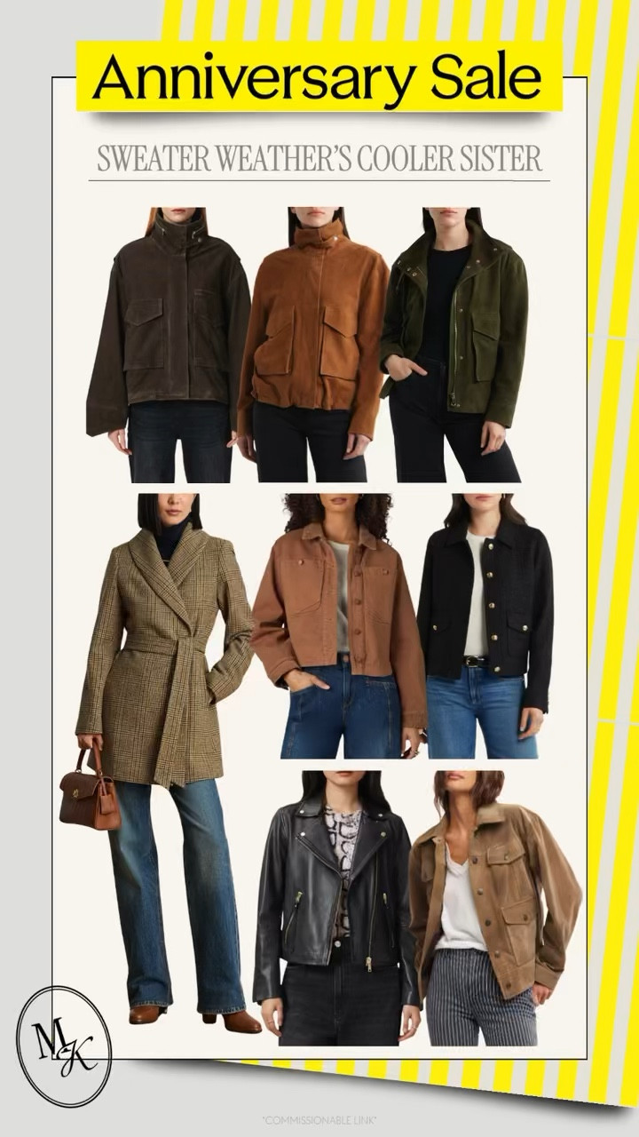 nsale jackets, layers, and outerwear, casual jacket, fall bomber, midsize fall outfit, moto jacket, leather jacket, trench, wrap coat,

#LTKOver40 #LTKSaleAlert #LTKMidsize
