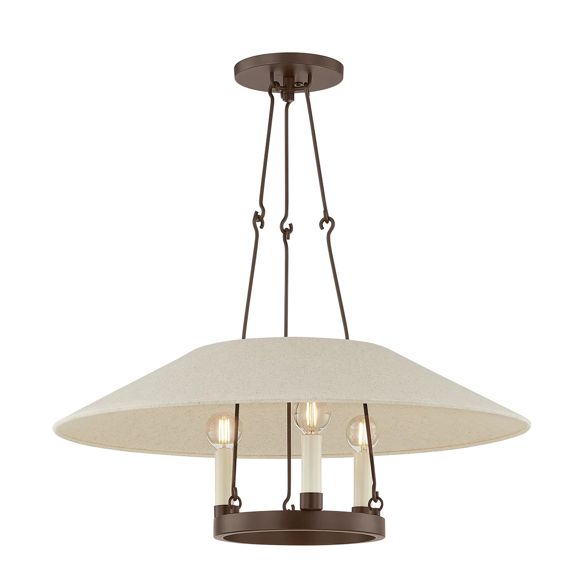 3 - Light Dimmable Round / Oval Chandelier | Wayfair North America
