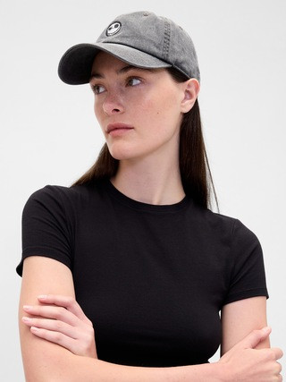 Gap × Disney Tim Burton’s The Nightmare Before Christmas Skull Baseball Hat | Gap | Gap (US)