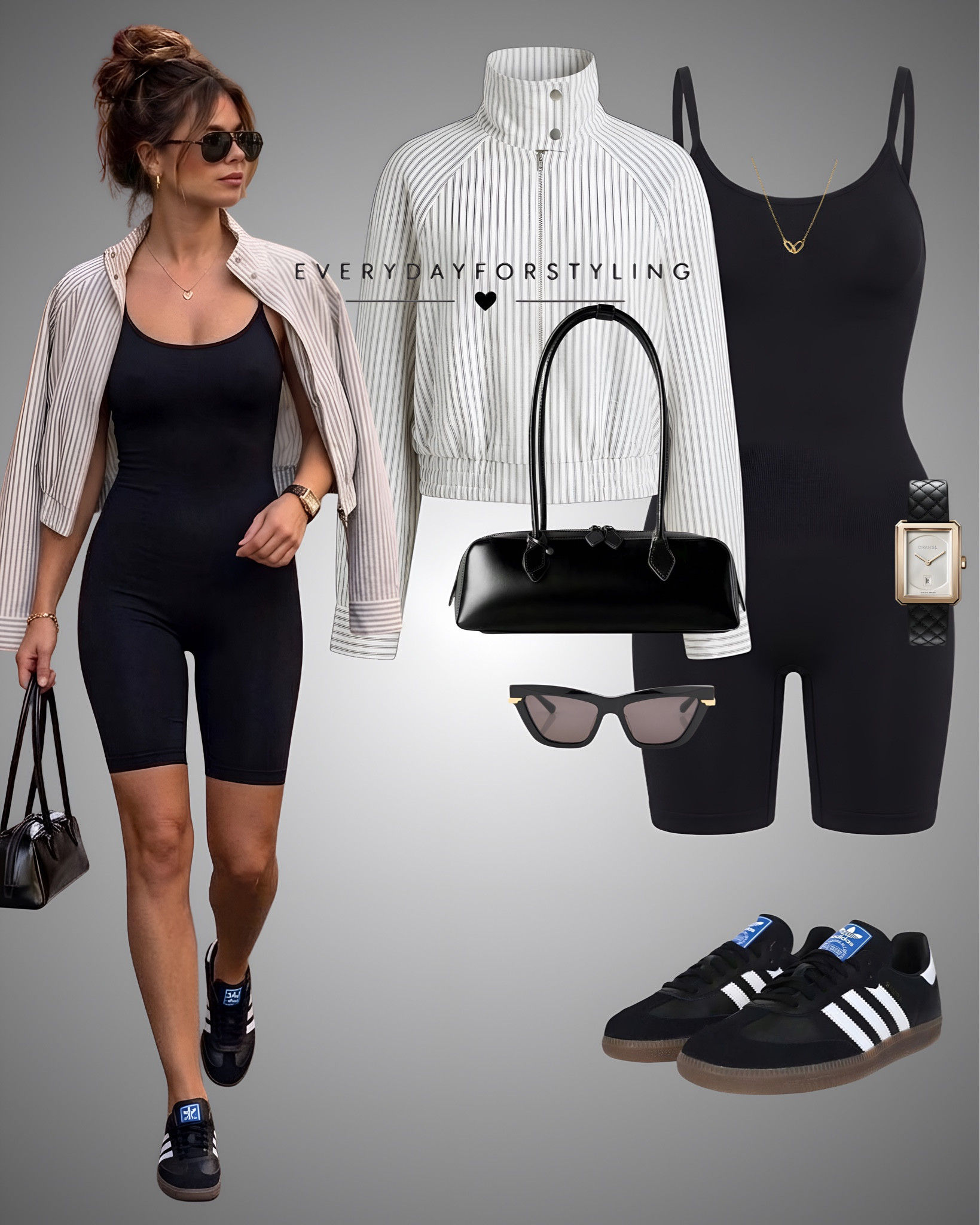 Use the coupon code “[everydayforstyling0878]” to enjoy an exclusive discount on SHAPORA Store on SHEIN! ✨ 

Keep it casual with a black shapewear romper, striped jacket & sneakers 🖤

shapewear bodysuit outfit ideas for women, shapewear romper outfits for women, how to style a shapewear bodysuit, flattering shapewear bodysuit outfits, fall shapewear outfit ideas for women, stylish bodysuit outfits for fall, shapewear bodysuit with tailored trousers, shapewear bodysuit with wide leg trousers, shapewear bodysuit with cream jeans, burgundy shapewear romper outfit, black shapewear romper outfit, elegant bodysuit outfits for women, casual shapewear outfits for women, elevated everyday bodysuit outfits, slimming bodysuit outfit ideas, one piece shapewear outfit ideas, fall bodysuit outfit inspiration, shapewear outfits with boots, chic shapewear outfit ideas, Shapora shapewear outfit ideas


#ShaporaShapewear #ShapewearBodysuit #ShapewearOutfits #BodysuitOutfitIdeas

#LTKActive #LTKSeasonal #LTKootd