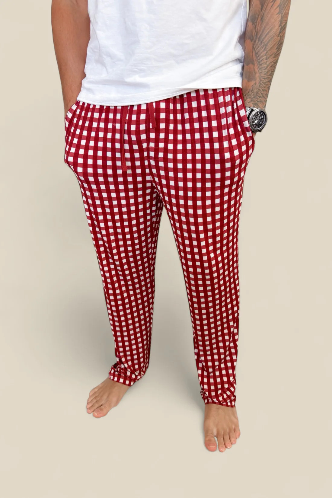 PEPPERMINT PLAID DREAM MEN'S PANTS | Dream Big Little