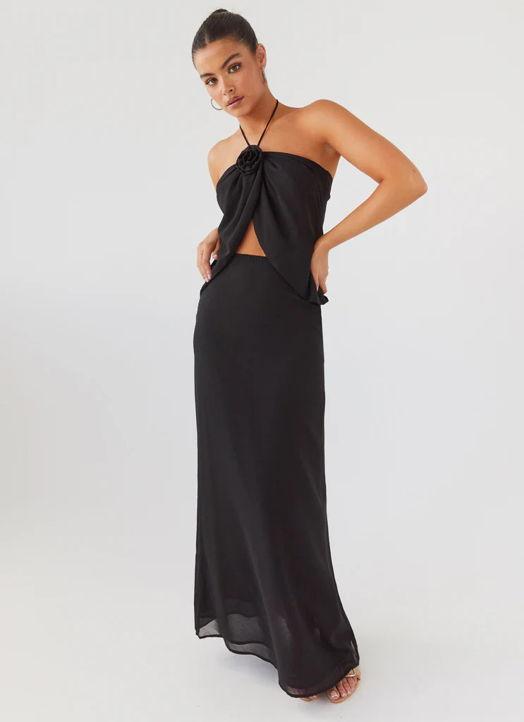 Nightfall Maxi Skirt - Midnight | Peppermayo (Global)