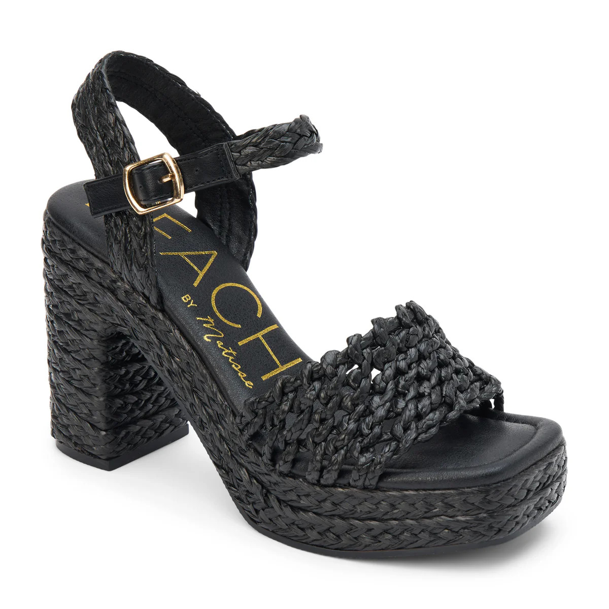 Riviera Platform Heel - Black | Triple Threads