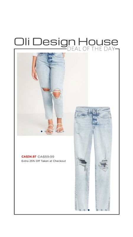 Deal of the day

High waisted straight leg ripped jeans in a light wash on sale! 

#LTKFind #LTKstyletip #LTKunder50