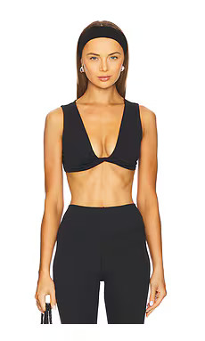 WeWoreWhat Twist Front Bra Top in Black from Revolve.com | Revolve Clothing (Global)