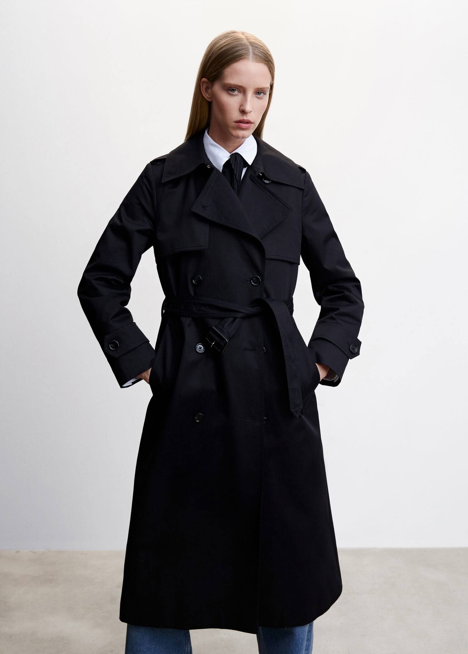 Classic long trench coat | MANGO (US)