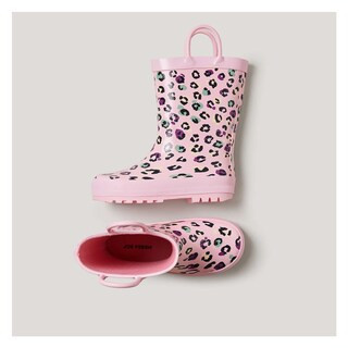 Toddler Girls' Leopard Rain Boots | Joe Fresh