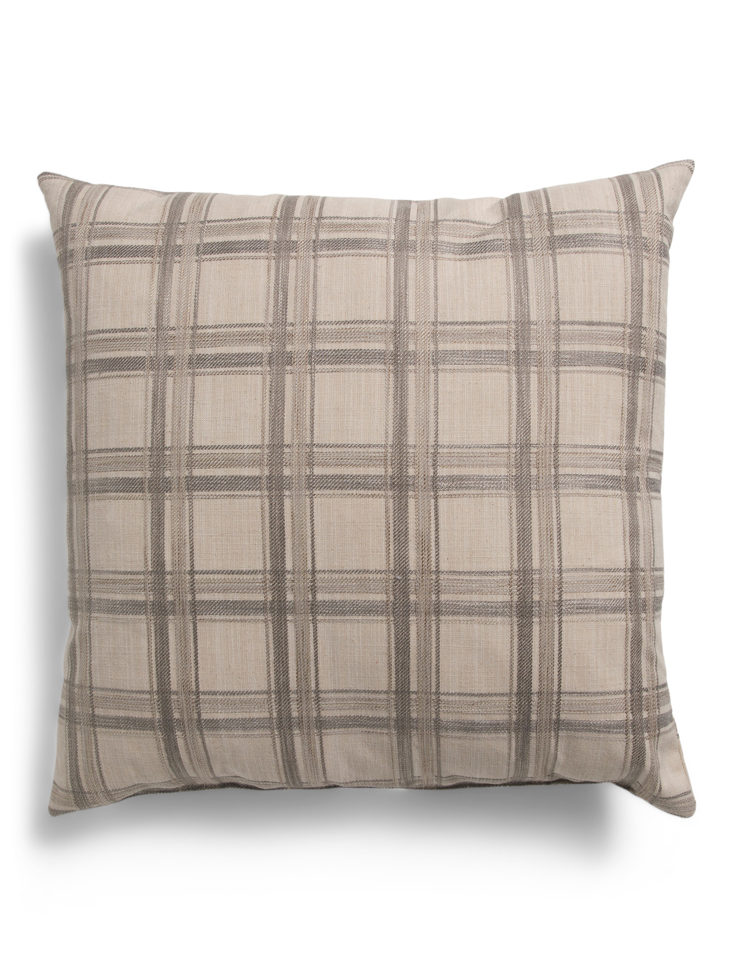 Made In Usa 22x22 Feather Fill Coverly Plaid Pillow | Home | Marshalls | Marshalls