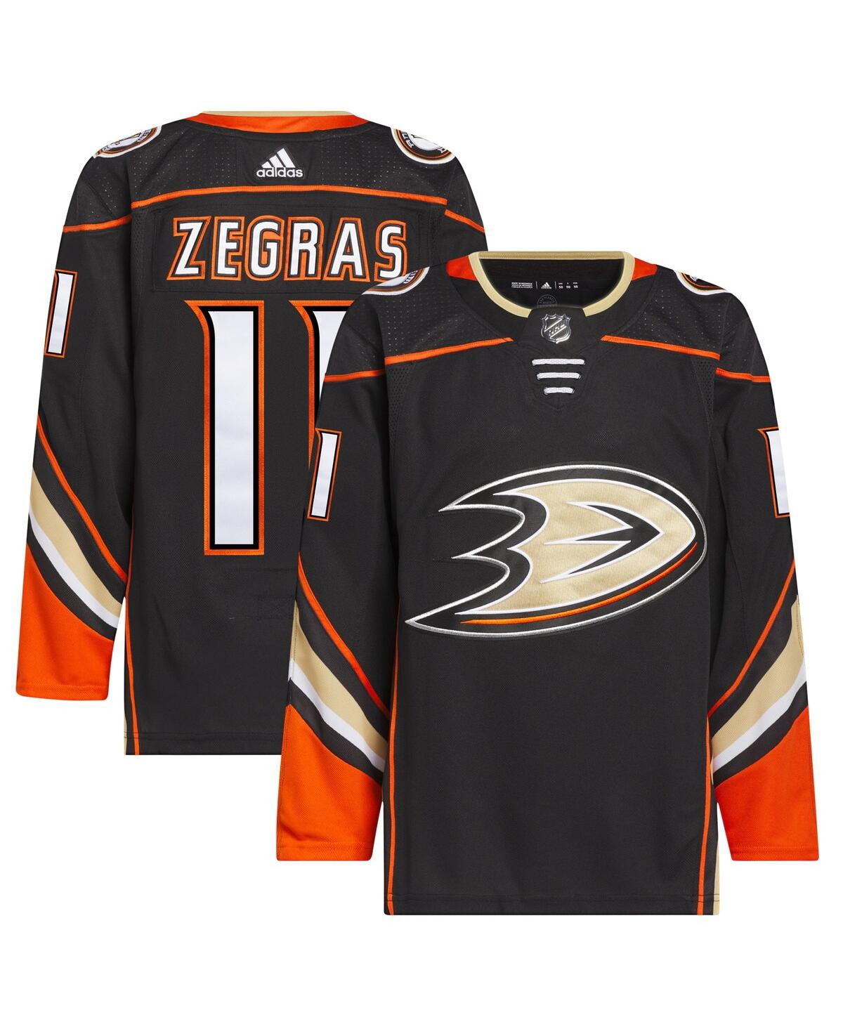 Men's adidas Trevor Zegras Black Anaheim Ducks Home Authentic Pro Player Jersey - Black | Macy's