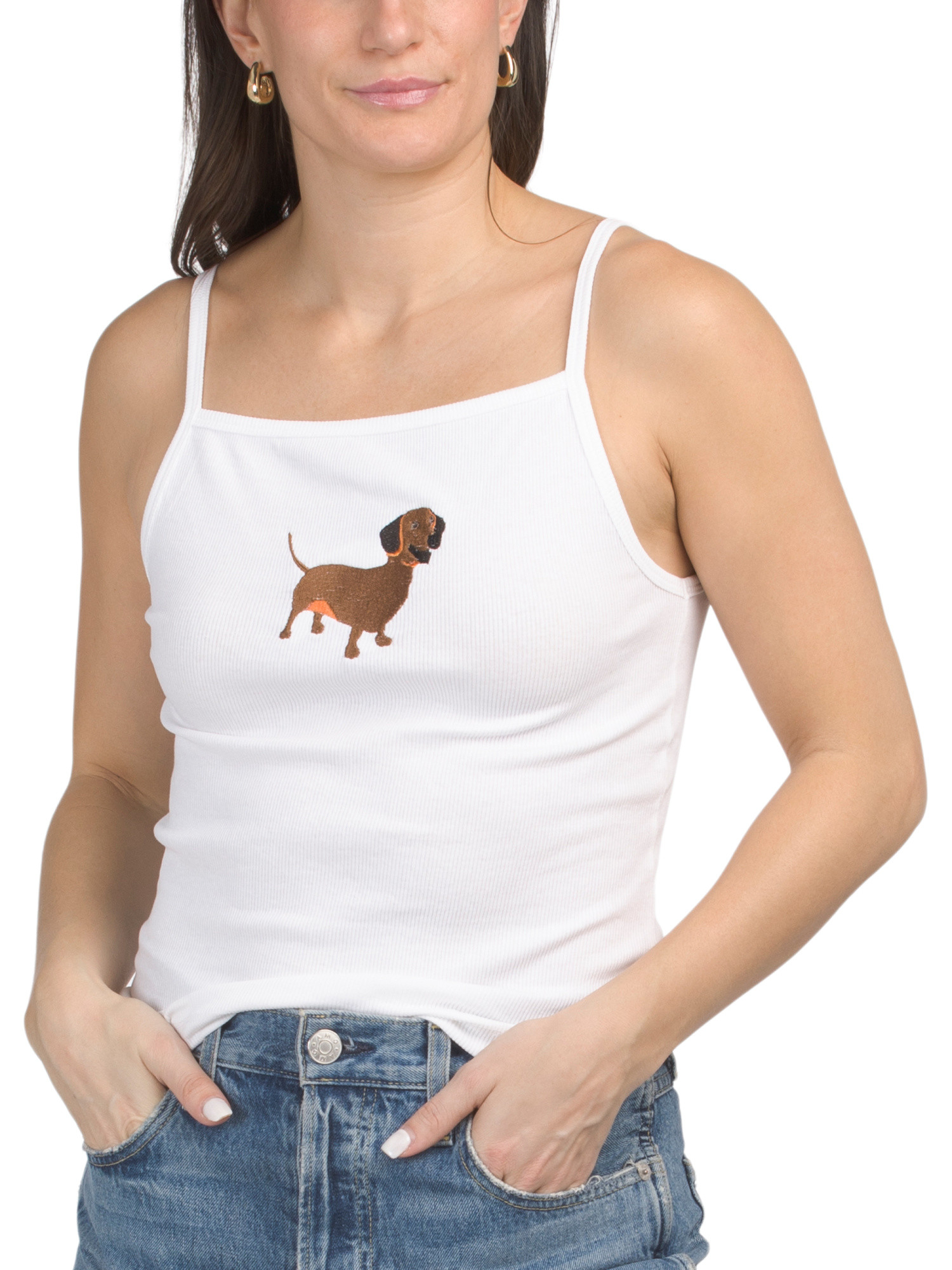 Dachshund Embroidered Tank | Marshalls