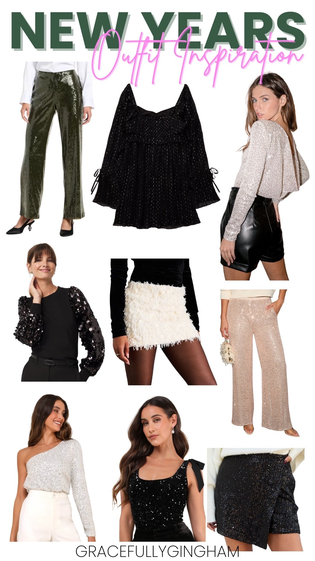 New year’s eve outfit inspiration 
women’s new year’s eve 
sparkly holiday outfits 

#LTKootd #LTKHoliday #LTKSeasonal