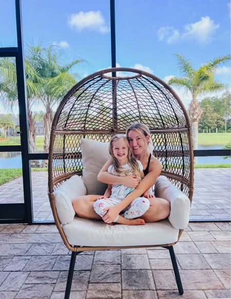 The cutest egg patio chair! Linking the cutest kids size on sale too! 

#LTKStyleTip #LTKSeasonal #LTKHome