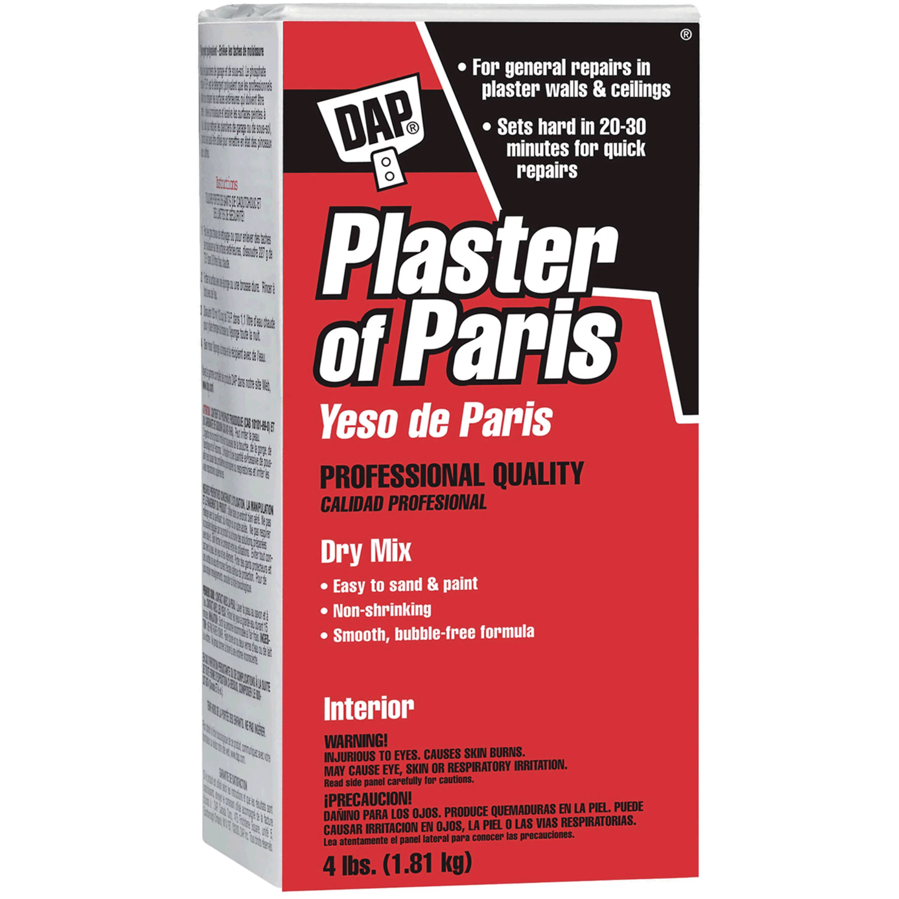 DAP Plaster of Paris, 4 lbs. - Walmart.com | Walmart (US)