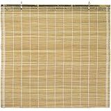 ORIENTAL Furniture Burnt Bamboo Cordless Window Shade - Natural 72" W | Amazon (US)