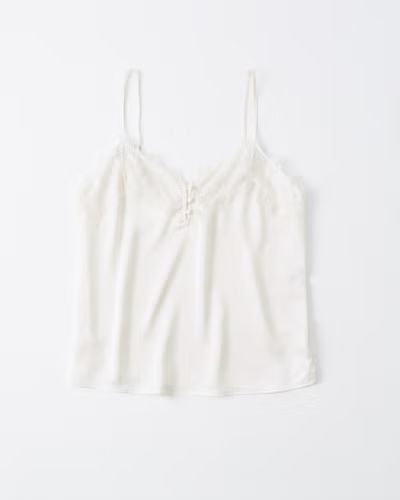 Women's Lace-Trim Cami | Women's Tops | Abercrombie.com | Abercrombie & Fitch (US)