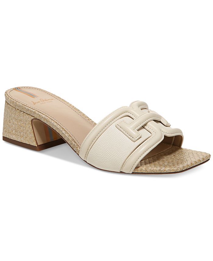 Sam Edelman Women's Waylon Block-Heel Slide Sandals - Macy's | Macy's
