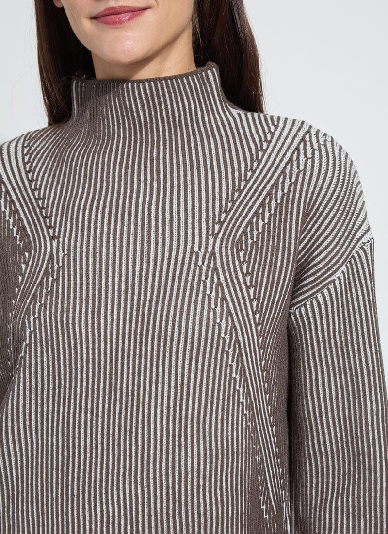 Hyacinth Cozy Rib Scallop Edge Pullover | Lysse NY