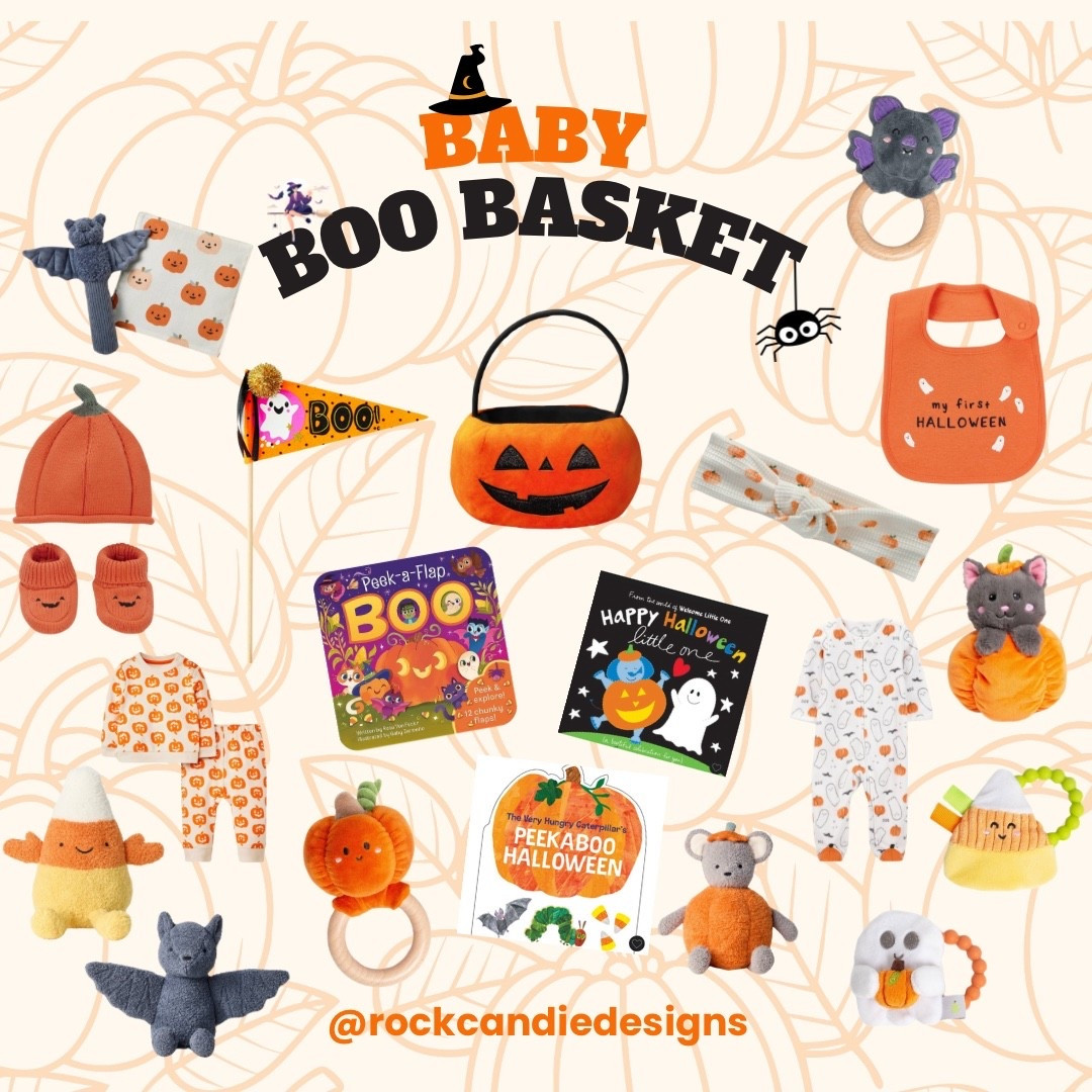As I was shopping for my baby girl, I came across some really cute Halloween themed toys for her and decided I needed to put together a little baby boo basket for her! I rounded up the cutest Halloween books, some Halloween Jammie’s a bin, little pumpkin hat and bootie option and then lots of little baby toys to choose from! Pick a few and throw em in a basket and surprise your baby bestie! 

#LTKBump #LTKBaby #LTKHalloween