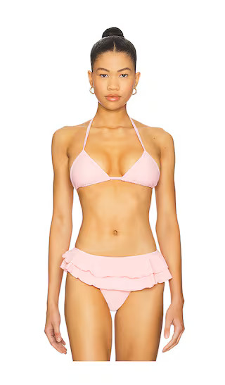 Sesly Bikini Top in Pink | Revolve Clothing (Global)