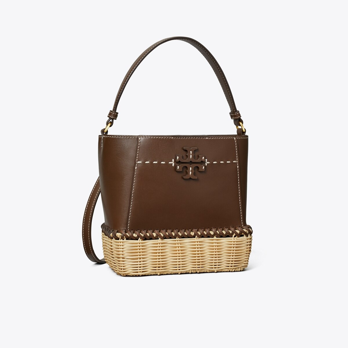 McGraw Small Wicker Bucket | Tory Burch (US)